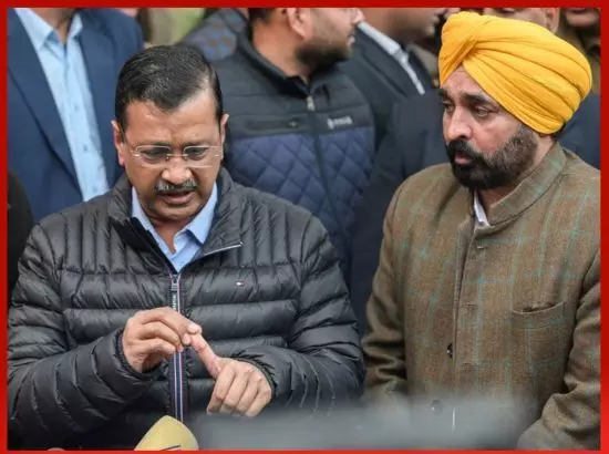 ਪੰਜਾਬ ਦੇ ਆਪ ਵਿਧਾਇਕ ਭਗਵੰਤ ਮਾਨ ਨਾਲ ਕਪੂਰਥਲਾ ਹਾਊਸ ਦਿੱਲੀ ਪਹੁੰਚੇ