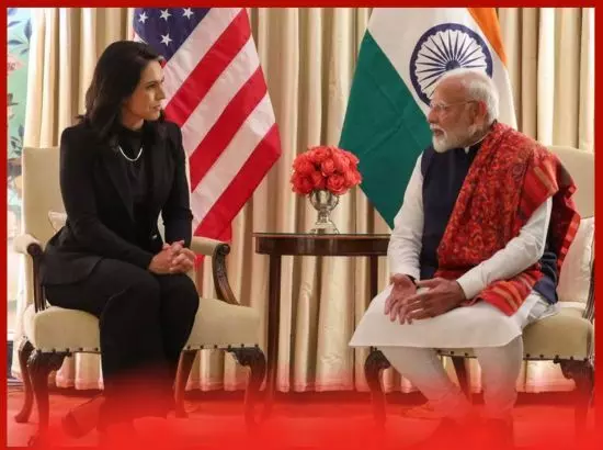 ਅਮਰੀਕਾ ਵਿਚ PM ਮੋਦੀ ਦੀ ਤੁਲਸੀ ਗੈਬਾਰਡ ਨਾਲ ਮੁਲਾਕਾਤ (ਵੇਖੋ ਵੀਡੀਓ)