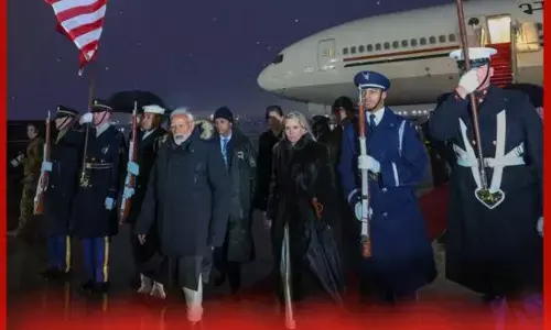 ਅਮਰੀਕਾ ਪਹੁੰਚੇ ਪ੍ਰਧਾਨ ਮੰਤਰੀ ਮੋਦੀ, ਟਰੰਪ ਨਾਲ ਕਰਨਗੇ ਮੁਲਾਕਾਤ