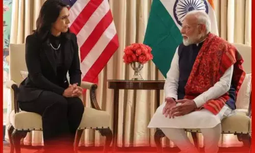 ਅਮਰੀਕਾ ਵਿਚ PM ਮੋਦੀ ਦੀ ਤੁਲਸੀ ਗੈਬਾਰਡ ਨਾਲ ਮੁਲਾਕਾਤ (ਵੇਖੋ ਵੀਡੀਓ)