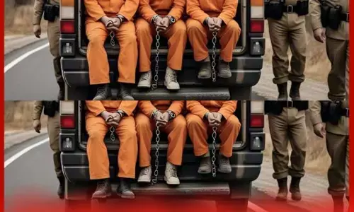 ਹੱਥਕੜੀਆਂ ਅਤੇ ਪੈਰਾਂ ਚ ਜ਼ੰਜੀਰਾਂ ਪਾ ਕੇ ਡਿਪੋਰਟ ਕੀਤਿਆਂ ਦੀ ਹੱਡਬੀਤੀ ਸੁਣੋ ਹੱਥਕੜੀਆਂ ਅਤੇ ਪੈਰਾਂ ਚ ਜ਼ੰਜੀਰਾਂ ਪਾ ਕੇ ਡਿਪੋਰਟ ਕੀਤਿਆਂ ਦੀ ਹੱਡਬੀਤੀ ਸੁਣੋ