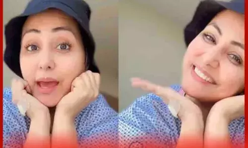 ਹਸਪਤਾਲ ਤੋਂ ਅਦਾਕਾਰਾ ਹਿਨਾ ਖਾਨ ਦਾ ਵੀਡੀਓ ਆਇਆ ਸਾਹਮਣੇ