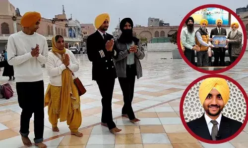 ਸਪੇਨ ਚ ਪਹਿਲੇ ਸਿੱਖ ਨੌਜਵਾਨ ਦੇ ਪਾਇਲਟ ਬਣਨ ਤੇ ਐਸਜੀਪੀਸੀ ਵੱਲੋਂ ਸਨਮਾਨ