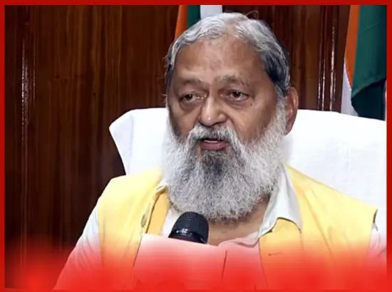 ਸਾਡੇ ਕੋਲ ਕਹਿਣ ਲਈ ਬਹੁਤ ਕੁਝ ਹੈ : ਅਨਿਲ ਵਿਜ ਸਾਡੇ ਕੋਲ ਕਹਿਣ ਲਈ ਬਹੁਤ ਕੁਝ ਹੈ : ਅਨਿਲ ਵਿਜ