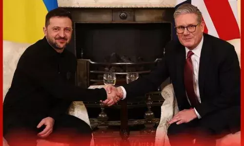 ਜ਼ੇਲੇਂਸਕੀ ਯੂਕੇ ਪਹੁੰਚਿਆ, 2.84 ਬਿਲੀਅਨ ਡਾਲਰ ਦਾ ਲਿਆ ਕਰਜ਼ਾ