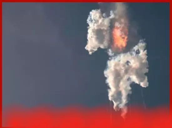 ਐਲੋਨ ਮਸਕ ਦਾ ਸਟਾਰਸ਼ਿਪ ਰਾਕੇਟ ਕਰੈਸ਼ – Video