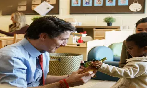 ਜਸਟਿਨ ਟਰੂਡੋ ਦੀਆਂ ਅੱਖਾਂ ਵਿਚ ਆਏ ਹੰਝੂ