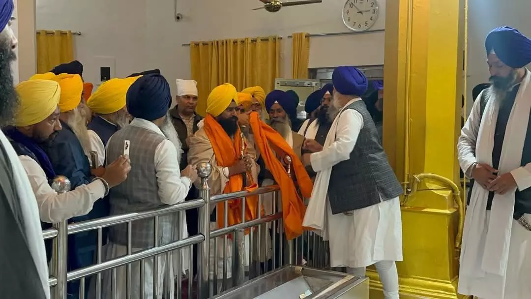 ਤਖ਼ਤ ਸਾਹਿਬ ਦੇ ਨਵੇਂ ਜਥੇਦਾਰ ਕੁਲਦੀਪ ਸਿੰਘ ਗੜਗੱਜ ਨੇ ਸਾਂਭਿਆ ਅਹੁੱਦਾ