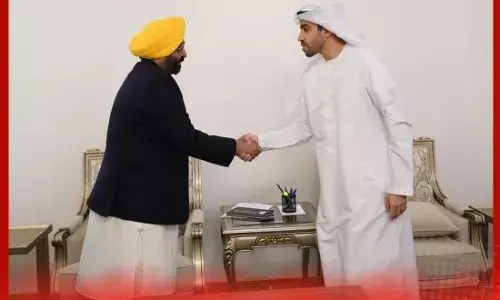 ਯੂ.ਏ.ਈ. ਦੇ ਰਾਜਦੂਤ ਨੇ CM Mann ਨਾਲ ਕੀਤੀ ਮੁਲਾਕਾਤ