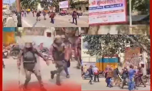 ਯੂਪੀ ਚ ਹੋਲੀ ਦੇ ਜਲੂਸ ਦੌਰਾਨ ਹਫੜਾ-ਦਫੜੀ, ਲਾਠੀਚਾਰਜ (Video)