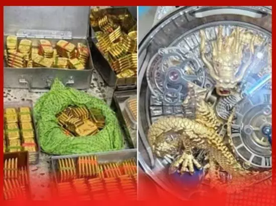 11 ਲਗਜ਼ਰੀ ਘੜੀਆਂ, 87 ਕਿਲੋ ਸੋਨਾ ਅਤੇ 1.37 ਕਰੋੜ ਰੁਪਏ ਬਰਾਮਦ
