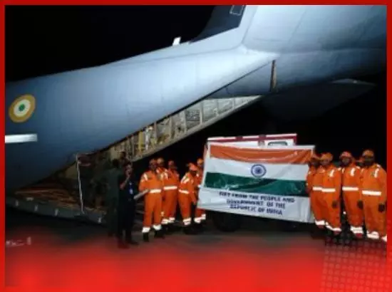 ਭਾਰਤ ਨੇ ਮਿਆਂਮਾਰ ਨੂੰ ਰਾਹਤ ਸਮੱਗਰੀ ਭੇਜੀ