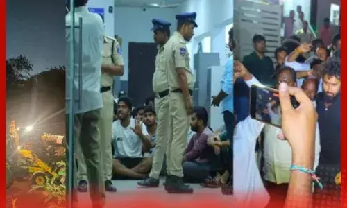 ਹੈਦਰਾਬਾਦ ਯੂਨੀਵਰਸਿਟੀ ਚ ਚੱਲਿਆ ਬੁਲਡੋਜ਼ਰ