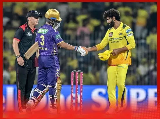 ਜਡੇਜਾ ਦੀ ਔਖੀ ਸ਼ਾਮ: ਕੇਕੇਆਰ ਨੇ 104 ਦਾ ਟੀਚਾ 10.1 ਓਵਰਾਂ ਚ ਹਾਸਲ ਕੀਤਾ ਜਡੇਜਾ ਦੀ ਔਖੀ ਸ਼ਾਮ: ਕੇਕੇਆਰ ਨੇ 104 ਦਾ ਟੀਚਾ 10.1 ਓਵਰਾਂ ਚ ਹਾਸਲ ਕੀਤਾ