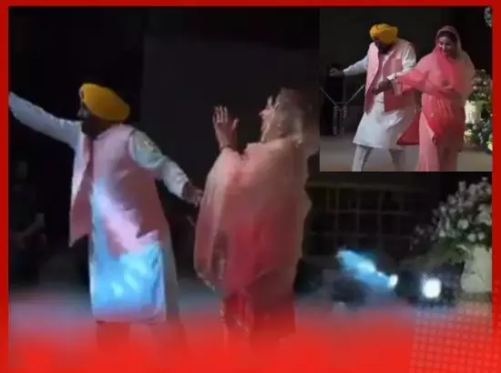 CM ਮਾਨ ਨੇ ਪਾਇਆ ਖੂਬ ਭੰਗੜਾ (Video)