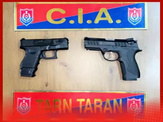 ਤਰਨ ਤਾਰਨ ਵਿੱਚ ਪੁਲਿਸ ਮੁਕਾਬਲਾ: ਚਲਾਈਆਂ ਗੋਲੀਆਂ, ਹਥਿਆਰ ਬਰਾਮਦ