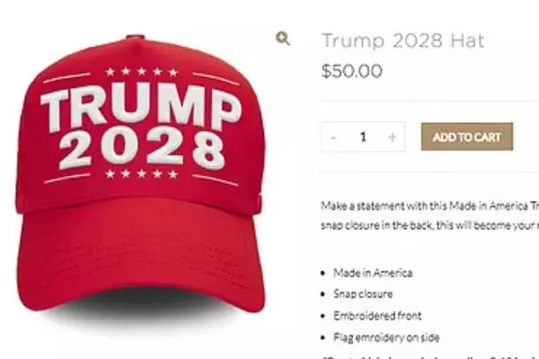 ਟਰੰਪ ਨੇ ਤੀਜੇ ਕਾਰਜਕਾਲ ਲਈ ਵੇਚਣੀ ਸ਼ੁਰੂ ਕੀਤੀ ‘ਲਾਲ ਟੋਪੀ’