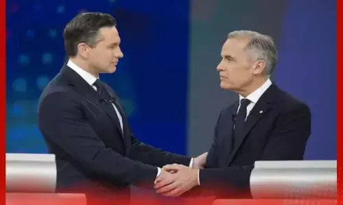 ਕੈਨੇਡਾ ਚੋਣਾਂ 2025: ਮਾਰਕ ਕਾਰਨੇ vs ਪੀਅਰੇ ਪੋਇਲੀਵਰ, ਕੀ ਹੈ ਸੰਕੇਤ