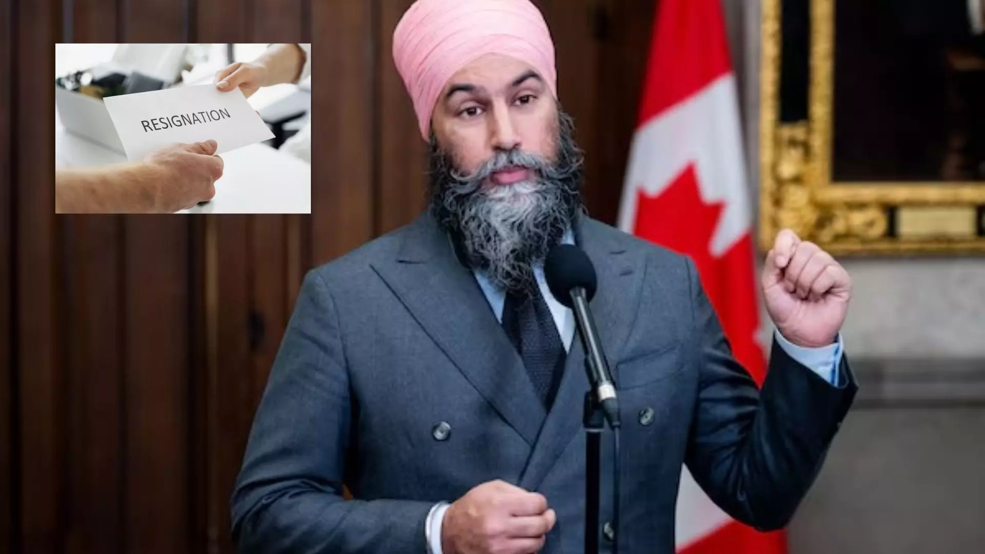 ਹਾਰਨ ਤੋਂ ਬਾਅਦ ਜਗਮੀਤ ਸਿੰਘ ਨੇ ਐੱਨਡੀਪੀ ਲੀਡਰ ਦੇ ਅਹੁਦੇ ਤੋਂ ਦਿੱਤਾ ਅਸਤੀਫ਼ਾ ਹਾਰਨ ਤੋਂ ਬਾਅਦ ਜਗਮੀਤ ਸਿੰਘ ਨੇ ਐੱਨਡੀਪੀ ਲੀਡਰ ਦੇ ਅਹੁਦੇ ਤੋਂ ਦਿੱਤਾ ਅਸਤੀਫ਼ਾ