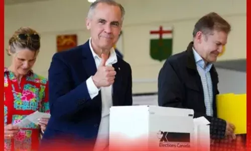 ਕੈਨੇਡਾ ਚੋਣਾਂ 2025: ਮਾਰਕ ਕਾਰਨੀ ਦੀ ਲਿਬਰਲ ਪਾਰਟੀ ਜਿੱਤ ਨੇੜੇ ਪੁੱਜੀ