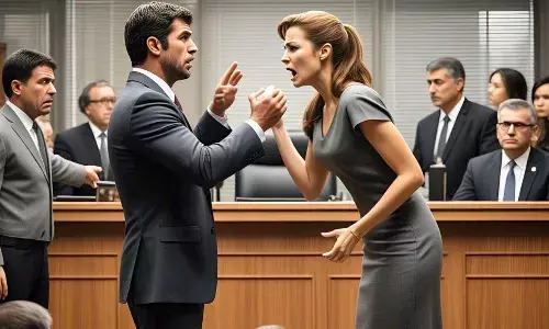 ਅਦਾਲਤੀ ਕਾਰਵਾਈ ਦੌਰਾਨ ਚੱਲੇ ਘਸੁੰਨ ਮੁੱਕੇ ਅਤੇ ਲੱਤਾਂ