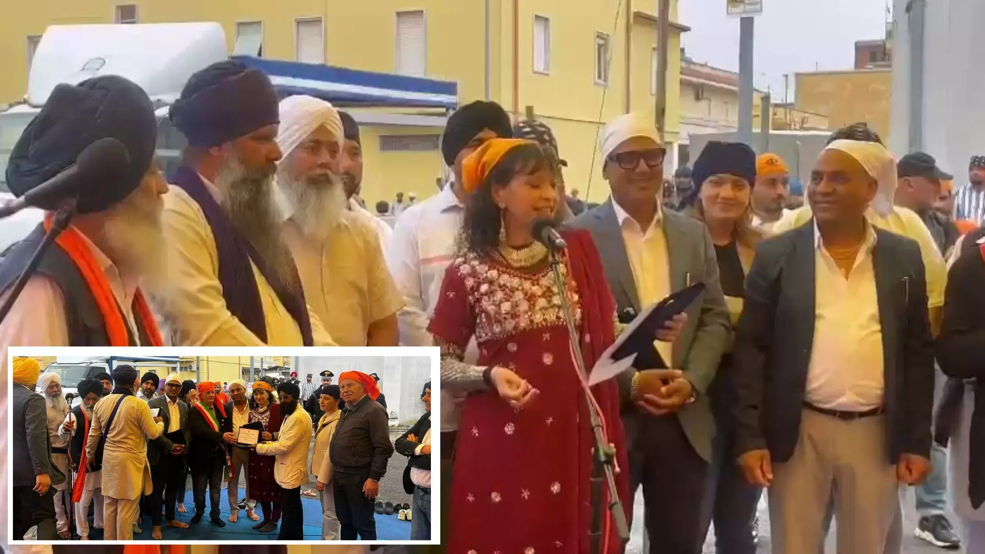 ਪੰਜਾਬੀ ਸੂਟ ਪਾ ਇਟਾਲੀਅਨ ਕੌਂਸਲਰ ਨੇ ਪੰਜਾਬੀ ’ਚ ਦਿੱਤਾ ਭਾਸ਼ਣ