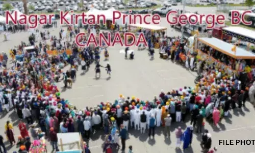 ਪ੍ਰਿੰਸ ਜੋਰਜ ਚ ਨਗਰ ਕੀਰਤਨ 17 ਮਈ ਨੂੰ, ਸੰਗਤਾਂ ਚ ਭਾਰੀ ਉਤਸ਼ਾਹ