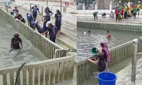 ਸਕੂਲੀ ਬੱਚਿਆਂ ਨੇ ਕੀਤੀ ਗੁਰੂ ਘਰ ਦੀ ਸੇਵਾ