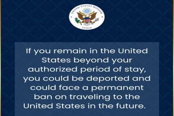 ਅਮਰੀਕਾ ਵੱਲੋਂ ਵਿਜ਼ਟਰ ਵੀਜ਼ਾ ’ਤੇ ਪੁੱਜੇ ਭਾਰਤੀਆਂ ਨੂੰ ਸਖ਼ਤ ਚਿਤਾਵਨੀ