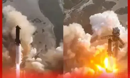 ਐਲੋਨ ਮਸਕ ਦੀ ਸਟਾਰਸ਼ਿਪ ਲਾਂਚ, ਕੁਝ ਮਿੰਟਾਂ ਬਾਅਦ ਹੀ ਹੋ ਗਈ ਕਰੈਸ਼