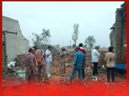 ਪੰਜਾਬ ਵਿੱਚ ਫਿਰ ਧਮਾਕੇ ਕਾਰਨ ਇਮਾਰਤ ਡਿੱਗੀ, 5 ਦੀ ਮੌਤ