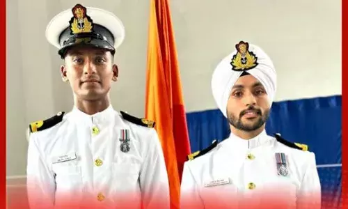 ਮੋਹਾਲੀ ਵਾਸੀ ਦੋ ਕੈਡਿਟ ਭਾਰਤੀ ਜਲ ਸੈਨਾ ਵਿੱਚ ਕਮਿਸ਼ਨਡ ਅਫ਼ਸਰ ਬਣੇ