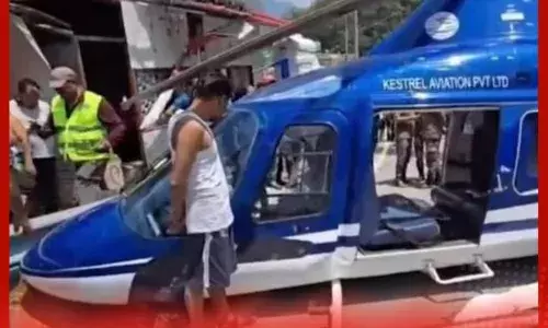 ਕੇਦਾਰਨਾਥ ਜਾ ਰਹੇ ਹੈਲੀਕਾਪਟਰ ਦੀ ਹਾਈਵੇਅ ਤੇ ਐਮਰਜੈਂਸੀ ਲੈਂਡਿੰਗ