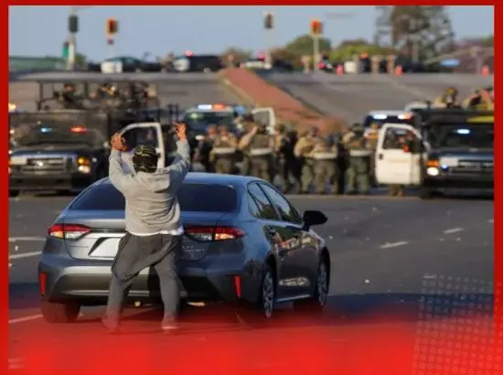 ਲਾਸ ਏਂਜਲਸ: ਇਮੀਗ੍ਰੇਸ਼ਨ ਛਾਪਿਆਂ ਤੇ ਹੋਇਆ ਹਿੰਸਕ ਵਿਰੋਧ