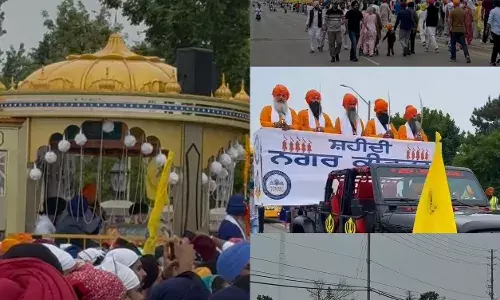 ਕੈਨੇਡਾ: ਸ਼ਹੀਦੀ ਨਗਰ ਕੀਰਤਨ ਮੌਕੇ ਬਰੈਂਪਟਨ ਕੇਸਰੀ ਰੰਗ ਚ ਰੰਗਿਆ ਗਿਆ