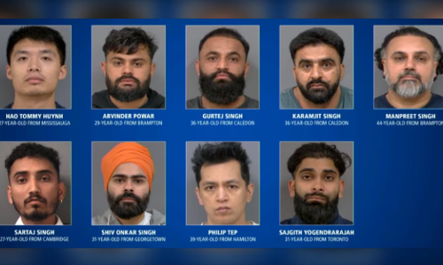 ਕੈਨੇਡਾ ਚ ਨਸ਼ੀਲੇ ਪਦਾਰਥਾਂ ਦੀ ਤਸਕਰੀ ਕਰਨ ਦੇ ਮਾਮਲੇ ਚ 6 ਪੰਜਾਬੀਆਂ ਸਣੇ 9 ਗ੍ਰਿਫ਼ਤਾਰ