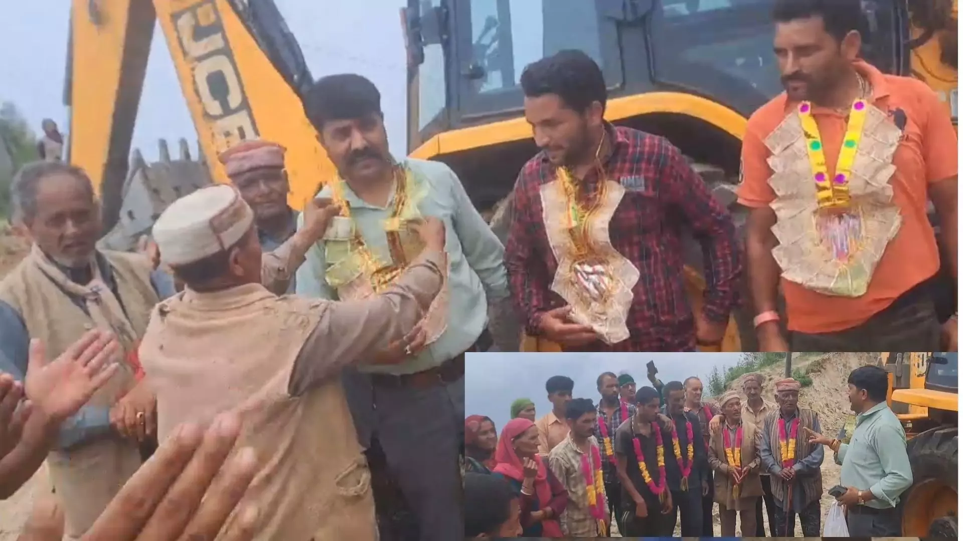 17 ਸਾਲਾਂ ਮਗਰੋਂ ਪਿੰਡ ਪੁੱਜੀ ਸੜਕ, ਲੋਕਾਂ ਨੇ ਸੜਕ ਦੇ ਠੇਕੇਦਾਰ ਨੂੰ ਪਹਿਨਾਏ ਹਾਰ 17 ਸਾਲਾਂ ਮਗਰੋਂ ਪਿੰਡ ਪੁੱਜੀ ਸੜਕ, ਲੋਕਾਂ ਨੇ ਸੜਕ ਦੇ ਠੇਕੇਦਾਰ ਨੂੰ ਪਹਿਨਾਏ ਹਾਰ