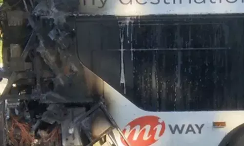 ਮਿਸੀਸਾਗਾ ਵਿਖੇ ਬੱਸ ਨੂੰ ਲੱਗੀ ਅੱਗ