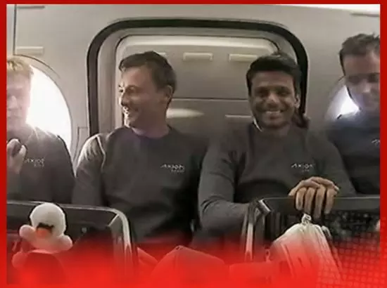 ਪੁਲਾੜ ਤੋਂ ਨਮਸਕਾਰ: ਸ਼ੁਭਾਂਸ਼ੂ ਸ਼ੁਕਲਾ ਨੇ ISS ਪਹੁੰਚਣ ਤੋਂ ਪਹਿਲਾਂ ਭੇਜਿਆ ਸੁਨੇਹਾ