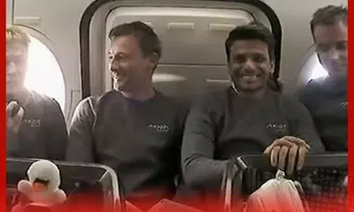 ਪੁਲਾੜ ਤੋਂ ਨਮਸਕਾਰ: ਸ਼ੁਭਾਂਸ਼ੂ ਸ਼ੁਕਲਾ ਨੇ ISS ਪਹੁੰਚਣ ਤੋਂ ਪਹਿਲਾਂ ਭੇਜਿਆ ਸੁਨੇਹਾ