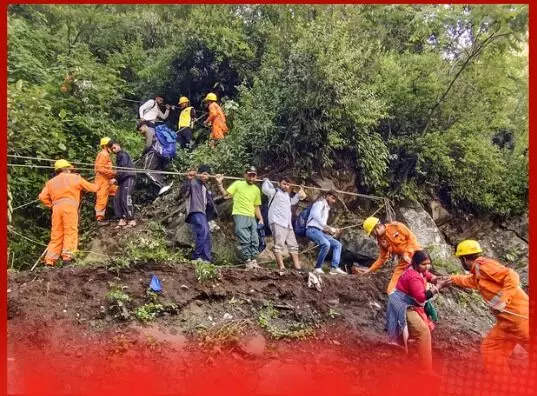 ਰੁਦਰਪ੍ਰਯਾਗ: ਭਾਰੀ ਮੀਂਹ ਕਾਰਨ ਕੇਦਾਰਨਾਥ ਯਾਤਰਾ ਰਸਤੇ ਤੇ ਤਬਾਹੀ