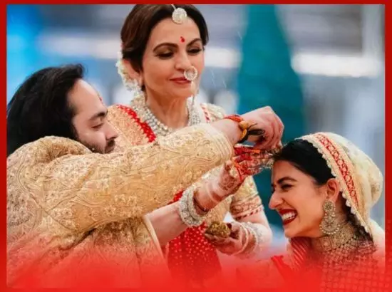 ਇਸ ਤਰ੍ਹਾਂ ਦਾ ਸੀ ਅਨੰਤ ਅੰਬਾਨੀ ਅਤੇ ਰਾਧਿਕਾ ਦਾ ਵਿਲੱਖਣ ਵਿਆਹ ਦਾ ਜਸ਼ਨ