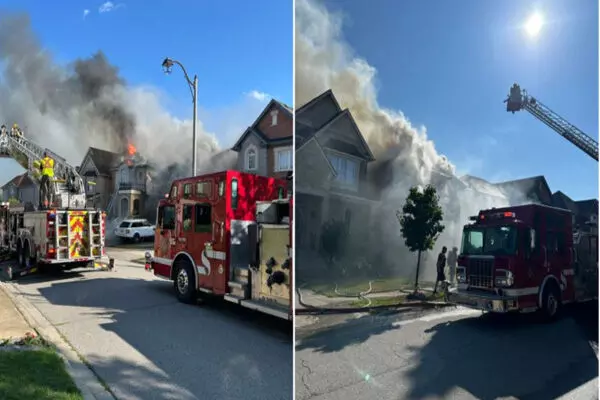 ਬਰੈਂਪਟਨ ਦੇ ਘਰ ਨੂੰ ਲੱਗੀ ਅੱਗ, 2 ਜ਼ਖਮੀ