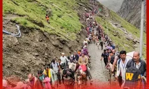 ਅਮਰਨਾਥ ਯਾਤਰਾ ਦਾ 26ਵਾਂ ਜੱਥਾ ਭਾਰੀ ਬਾਰਿਸ਼ ਦੇ ਬਾਵਜੂਦ ਰਵਾਨਾ