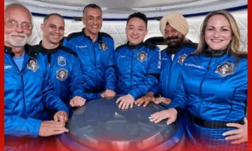 ਬਲੂ ਓਰਿਜਿਨ ਮਿਸ਼ਨ: 6 ਲੋਕ ਅੱਜ ਪੁਲਾੜ ਦੀ ਯਾਤਰਾ ਕਰਨਗੇ