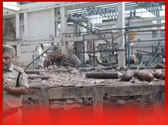 Blast in Mohali : ਆਕਸੀਜਨ ਸਿਲੰਡਰ ਫਟਿਆ: 2 ਮੌਤਾਂ