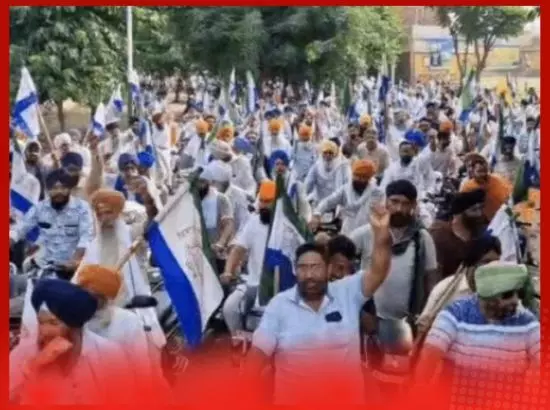 ਪੰਜਾਬ ਵਿੱਚ ਲੈਂਡ ਪੂਲਿੰਗ ਨੀਤੀ ਵਿਰੁੱਧ ਕਿਸਾਨਾਂ ਦਾ ਪ੍ਰਦਰਸ਼ਨ