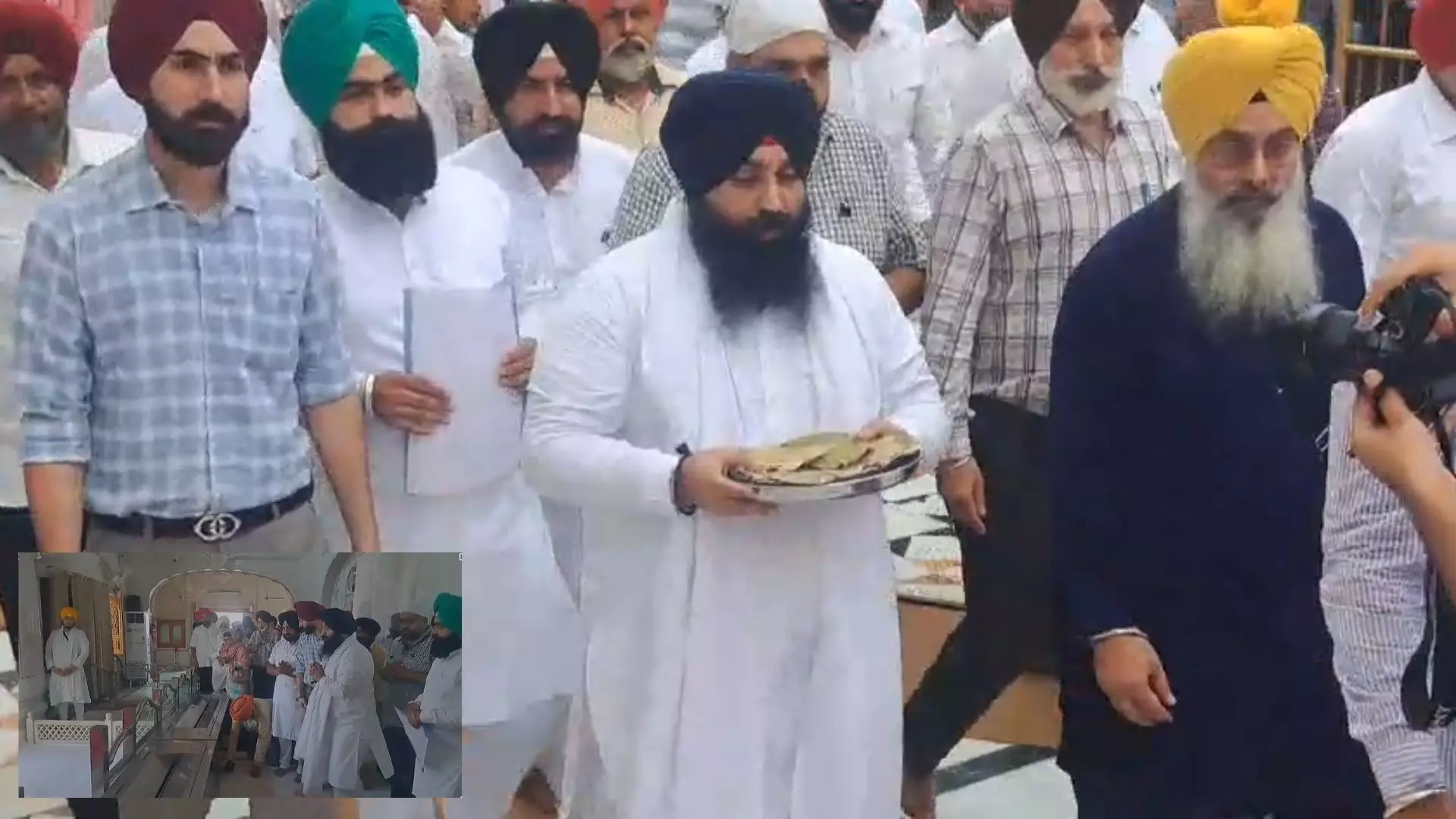 ਹਰਜੋਤ ਬੈਂਸ ਨੇ ਧਾਰਮਿਕ ਸਜ਼ਾ ਪੂਰੀ ਕਰਨ ਉਪਰੰਤ ਸ੍ਰੀ ਹਰਿਮੰਦਰ ਸਾਹਿਬ ਟੇਕਿਆ ਮੱਥਾ