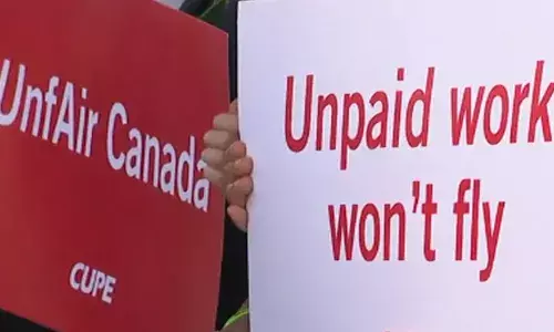 ਏਅਰ ਕੈਨੇਡਾ ਦੇ ਮੁਲਾਜ਼ਮਾਂ ਵੱਲੋਂ ਹੜਤਾਲ ਦਾ ਨੋਟਿਸ