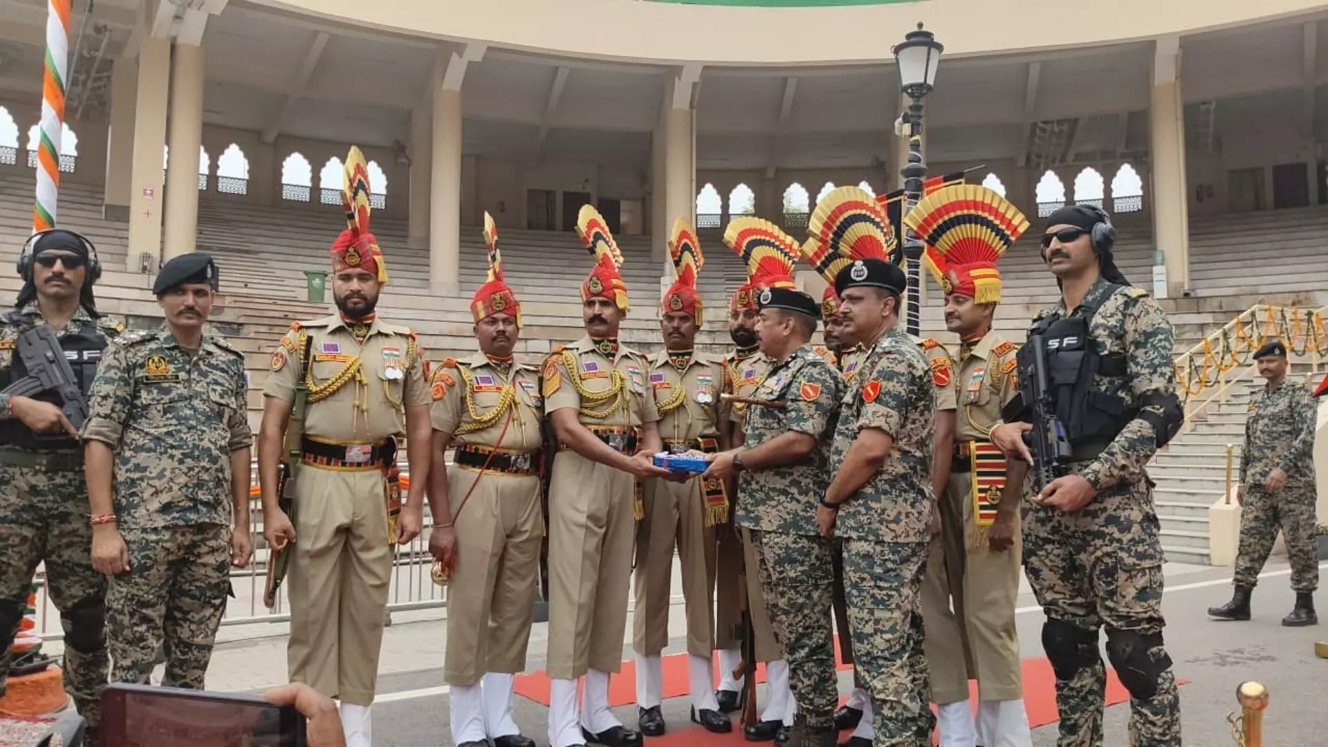 Attari Border ‘ਤੇ 79ਵੇਂ ਆਜ਼ਾਦੀ ਦਿਹਾੜੇ ਦਾ ਜਸ਼ਨ